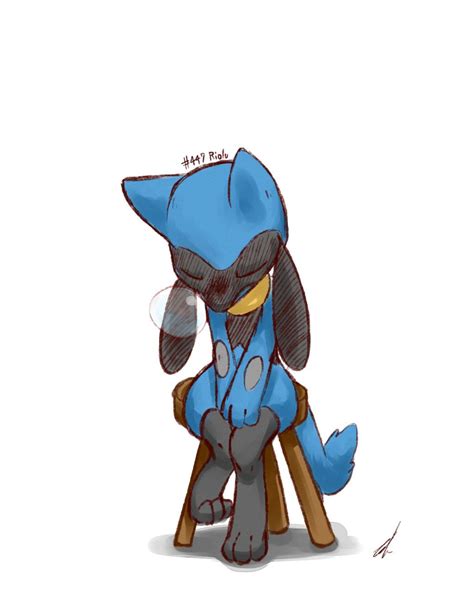 December Challenge Day 21 Riolu By Zeker Diahb Pokemon Pictures Cute