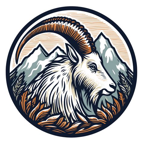 Beautiful Mountain Goat Clipart Ai Generative 33825221 Png