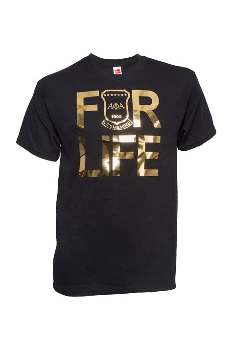 Alpha live is here to bring you live coverage of your sporting events! Alpha Life Member "For Life" Tshirt - Greek Traditions