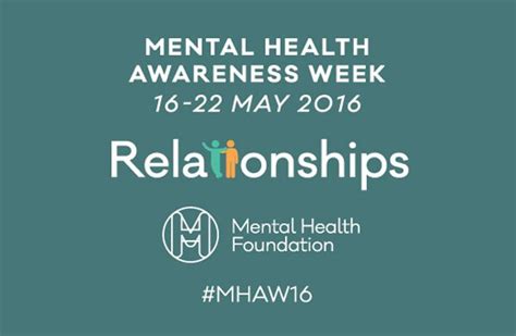 It's only fitting that we take this week as an opportunity to acknowledge and appreciate the importance of the overarching theme of this year's mental health week is kindness. Mental Health Awareness Week 2016: Help promote Mental ...