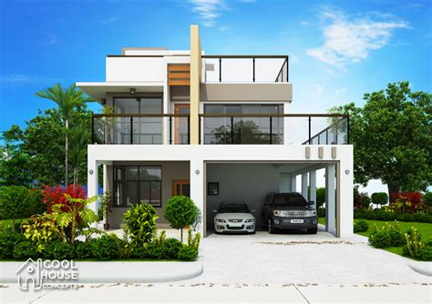 Modern Contemporary House Design With 4 Bedrooms Cool House Concepts