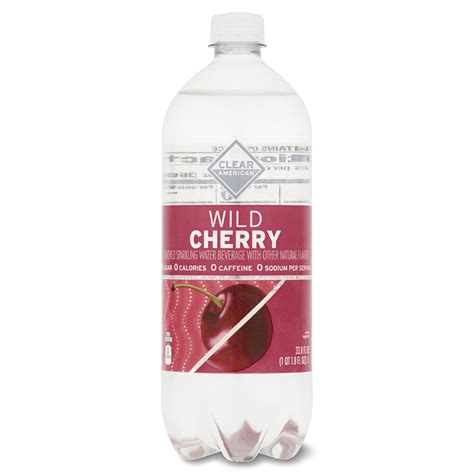 Clear American Sparkling Water Wild Cherry 338 Fl Oz