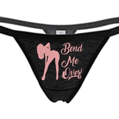 Bend Me Over Thong Etsy