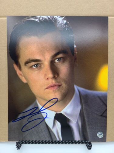 Leonardo Dicaprio Autographed 8x10 Photo Signed Autograph Picture With Coa Ebay