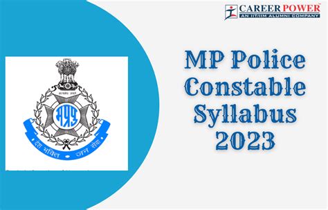 MP Police Constable Syllabus 2023 And Exam Pattern Syllabus Topics