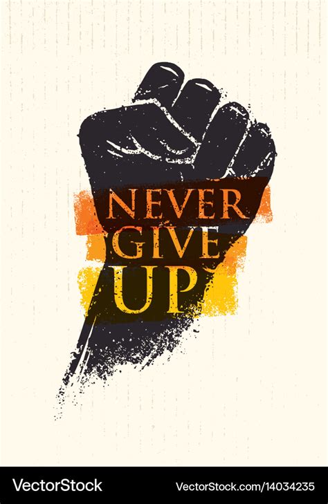 Never Give Up Zitat G Motivation Inspiration Poster Dont Bild Foto