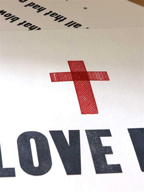 Love Me Some Jesus | Southern Letterpress Print - Old Try