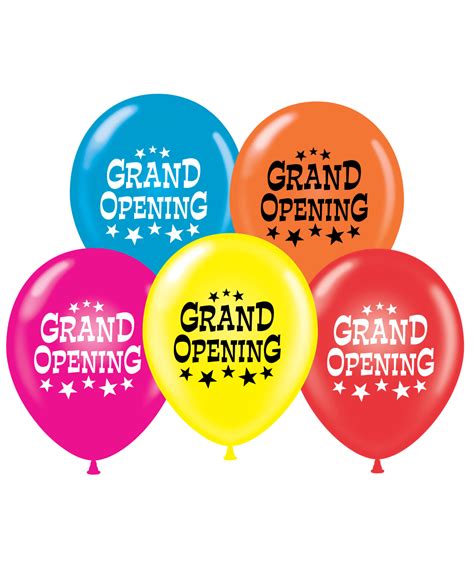 As an event planner tasked with coordinating grand opening celebrations for a national retailer, i relied on nationwide balloons to provide our event balloons for concurrent grand openings in cities across the country. 17" Grand Opening Printed Latex Balloons 50 Per Bag ...