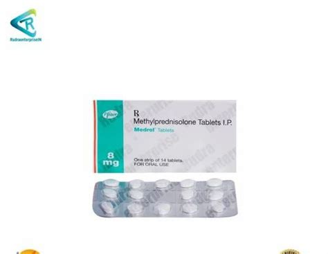 Methylprednisolone Medrol Tablets 8mg 4mg At Rs 70box