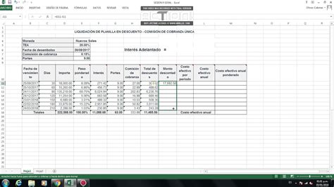 Plantilla En Excel Para Calculo De Liquidaciones Bs En Images