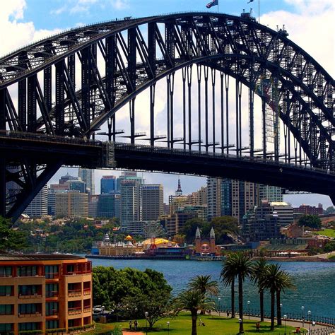 2048x2048 Australia Sydney Harbour Bridge Buildings Ipad Air