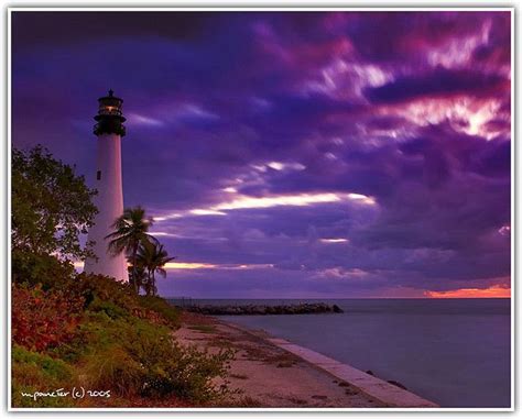 Cape Florida Lighthouse At Dawn Cape Florida Lighthouse Lighthouse