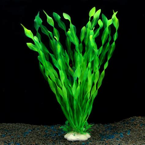 Multicolor Fish Tank Seaweed Ocean Scene Artificial Water Fish Tank Or