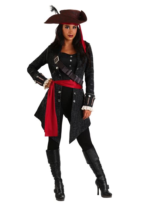 Womens Plus Size Fearless Pirate Costume