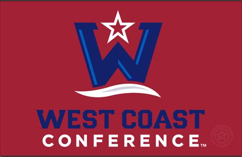 West Coast Conference Primary Dark Logo Ncaa Conferences Ncaa Conf