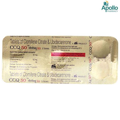 Ccq 50 Tablet 5s Price Uses Side Effects Composition Apollo Pharmacy