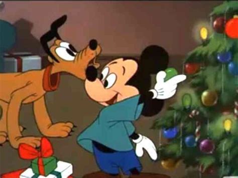 Pluto And Mickey Mickeys Christmas Carol Disney Christmas Songs
