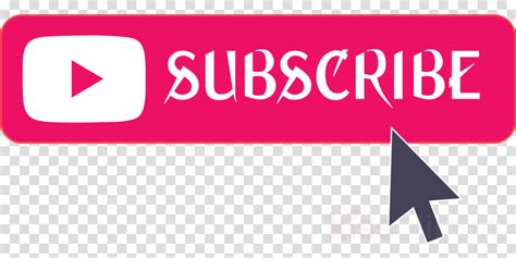 Subscribe Button Youtube Subscribe Button Clipart Logo Pink M Line