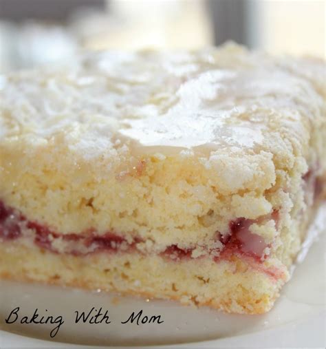 Cherry Filled Coffee Cake Baking With Mom