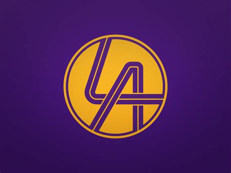 La Lakers Alternate Logo By Derek Mack On Dribbble