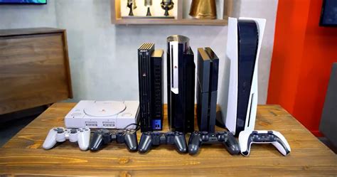 Ps1 Ps2 Ps3 Ps4 Ps5 Size Comparison In Pictures Playstation
