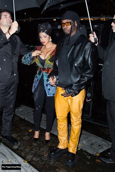 Cardi B Flaunts Her Sexy Cleavage In Paris 16 Photos Yes Porn Pic