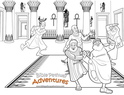 Joseph and his coat of many colors puzzles cryptogram. Free Bible Coloring page - Joseph and His Brothers | Bible ...