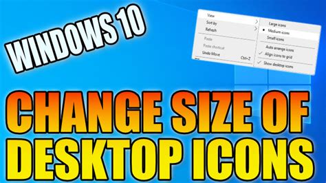 Change Size Of Desktop Icons Computersluggish