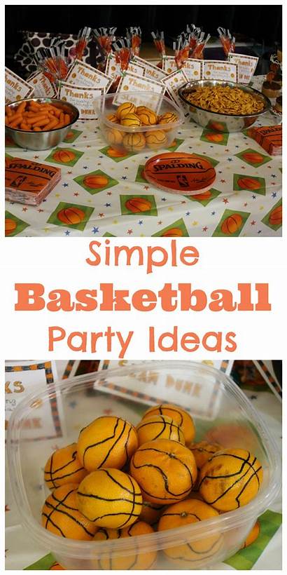Basketball Party Simple Happy Happyhomefairy