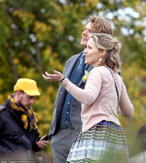Hugh grant as daniel cleaver; Renee Zellweger and Colin Firth film Bridget Jones' Baby ...