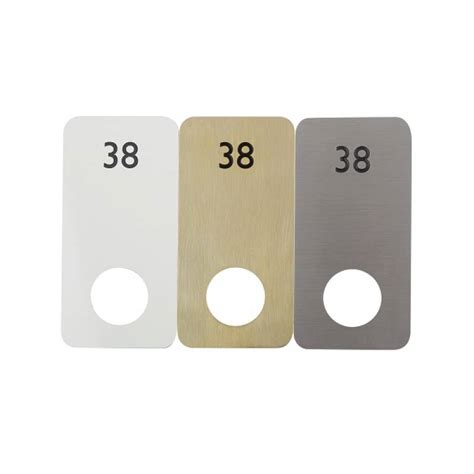 Stainless Steel Self Adhesive Number Plates For Locker Doors