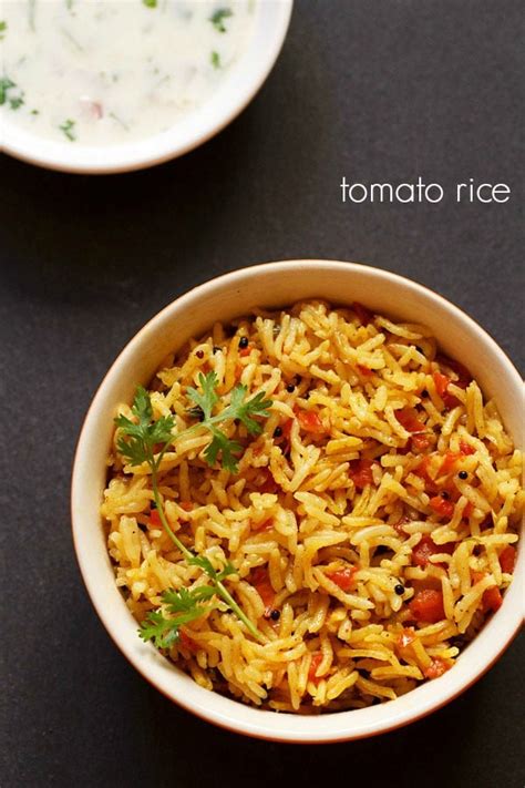 Tomato Rice Recipe South Indian Tomato Rice Recipe Tomato Recipes