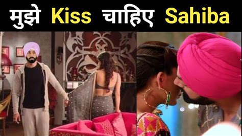 Teri Meri Doriyaann New Twist Wow 💋 Sahiba ने की Angad को Kiss New Tmd Serial Youtube