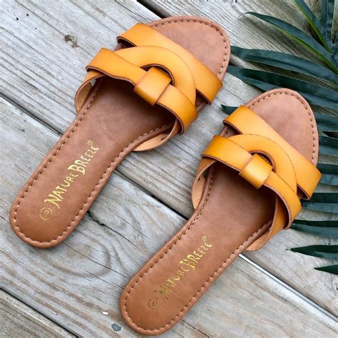 Mustard Flat Sandals Color Tanyellow Size Various Womens Sandals