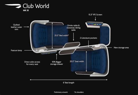 Revealed British Airways Airbus A350 Club World Business Class Seat