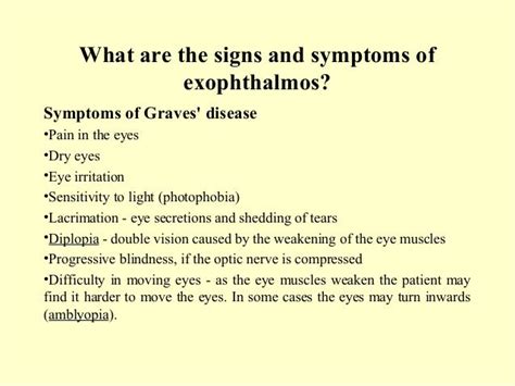 Exophthalmos Thyroid Eye Disease