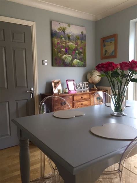 Am thinking of still getting a tester pot for manor house gray but was wondering if anyone has used these two and. Just decorated our dining room. Farrow & Ball Manor House ...