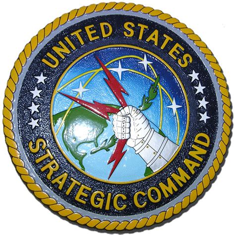 U S Strategic Command Usstratcom Seal Plaque American Plaque