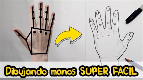 Cómo Dibujar Las Manos Super Fácil Y Sencillo Artgio Youtube