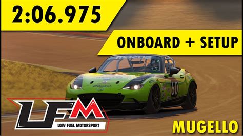 Lfm Mazda Mx Cup Mugello Hotlap Setup Youtube