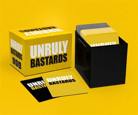 Have Inappropriate Fun With Unruly Bastards An Improv Party Card Game