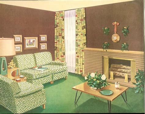 Colors For Your Home With Spred Satin Retro Living Rooms Vintage