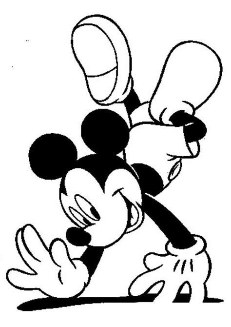 43 Desenhos Do Mickey Para Colorir