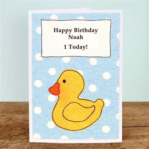 Whether you're looking for a unique cards or blowout cards, we've got. 'duck' personalised new baby card by jenny arnott cards & gifts | notonthehighstreet.com