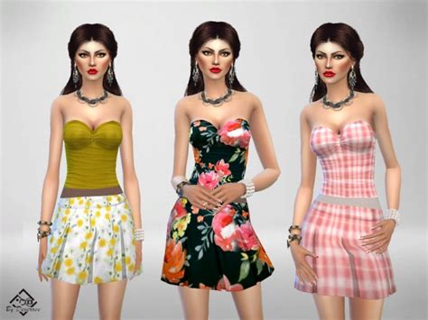 The Sims Resource Spring Dress Mini By Devirose • Sims 4 Downloads