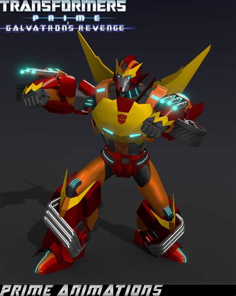 Transformers Prime Rodimus Battle Mode By 4894938 On Deviantart