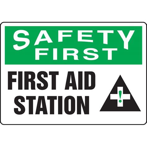 First Aid Safety Signs Gosafe