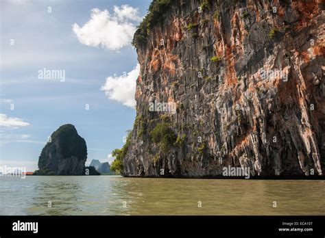 Limestone Cliffs Of Phang Nga Bay Stock Photo Alamy