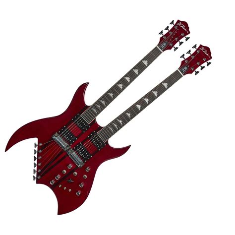 BC Rich B Legacy Doubleneck Trans Red Gear4music