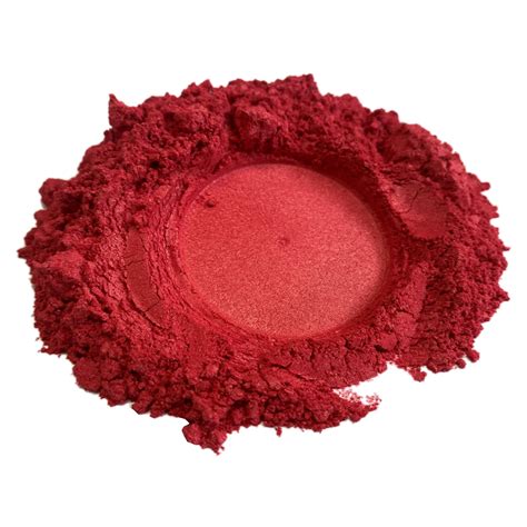 Polycraft Pearlescent Mica Pigment Powder Red Uk